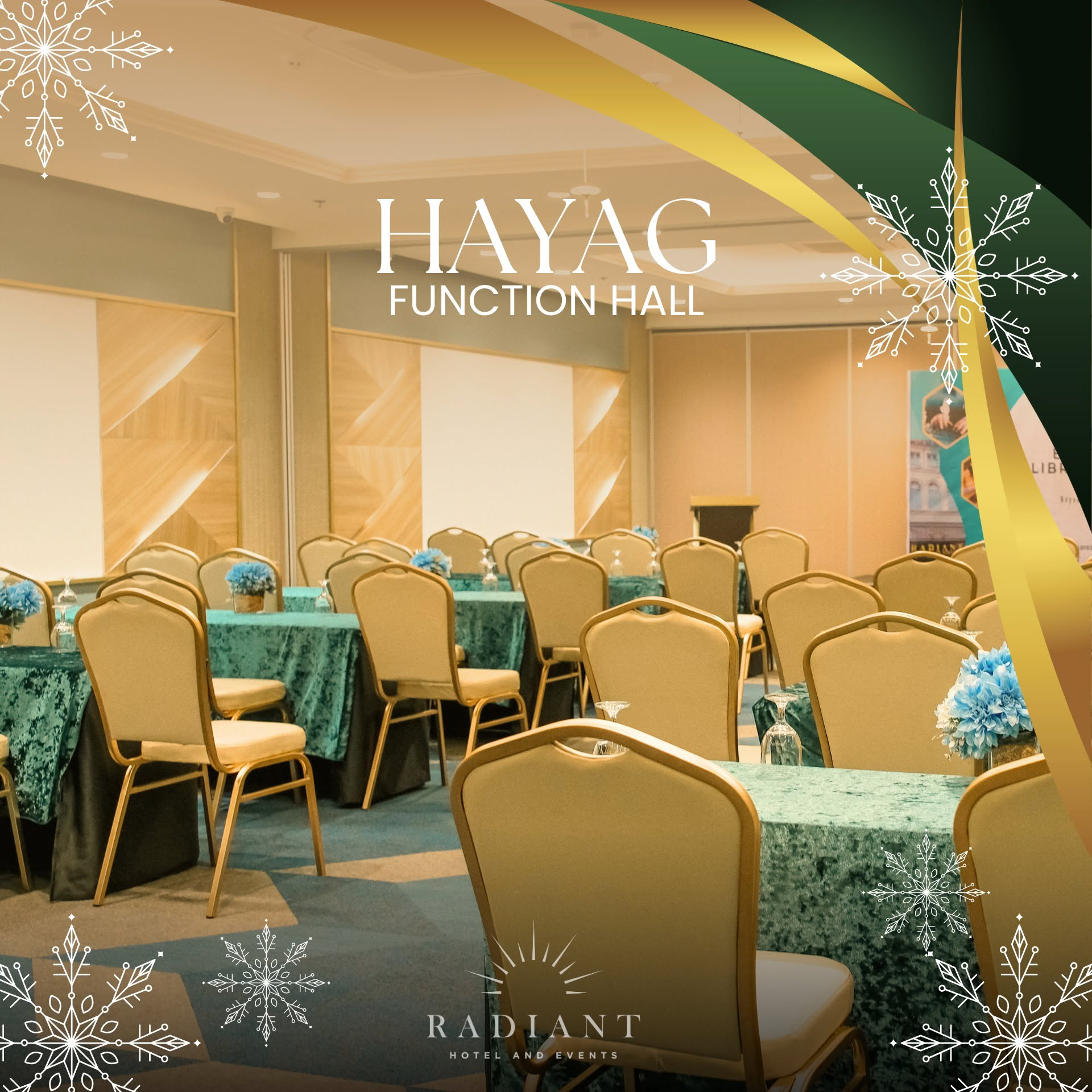 Ceremony venue at Radiant Hotel Tacloban