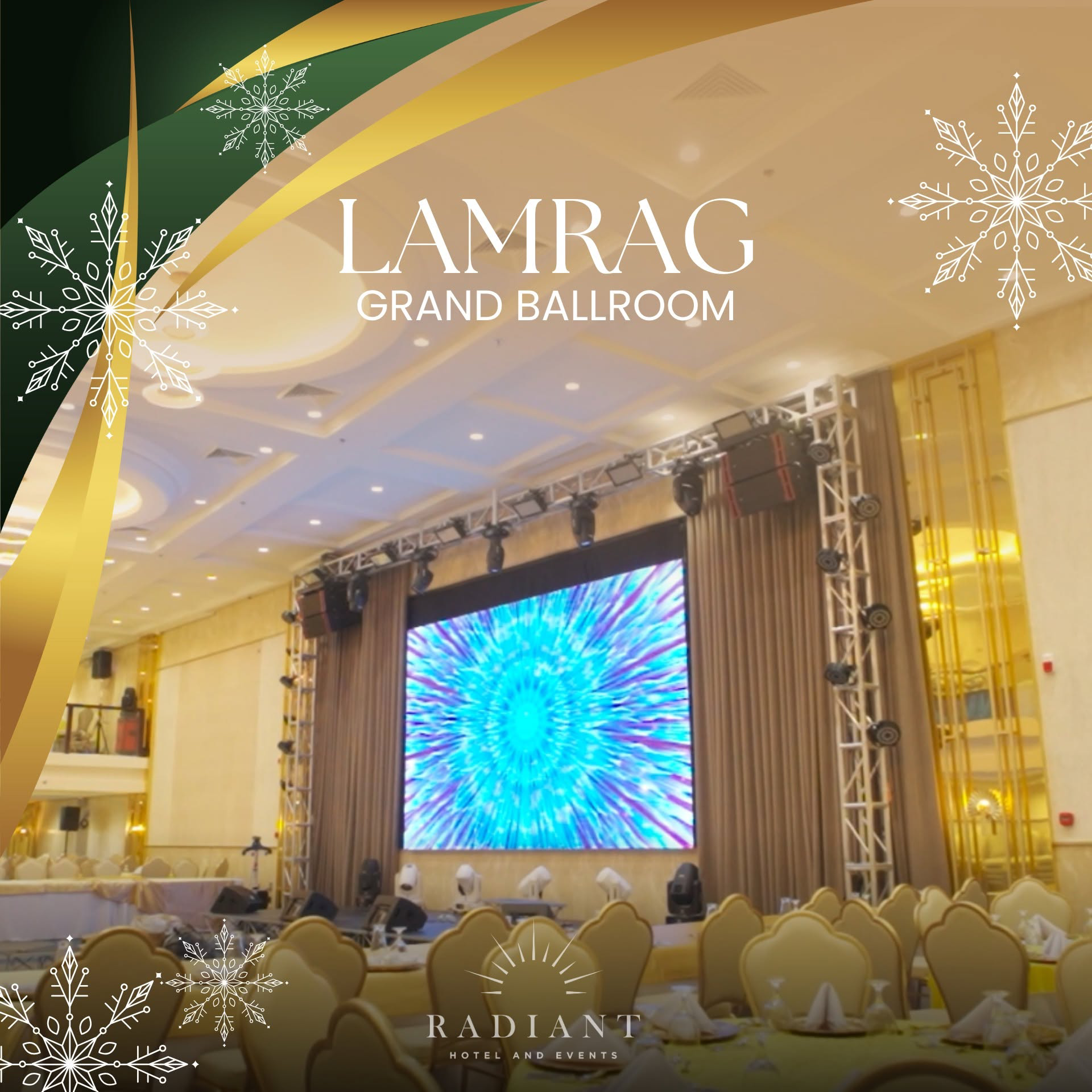 Reception venue at Radiant Hotel Tacloban