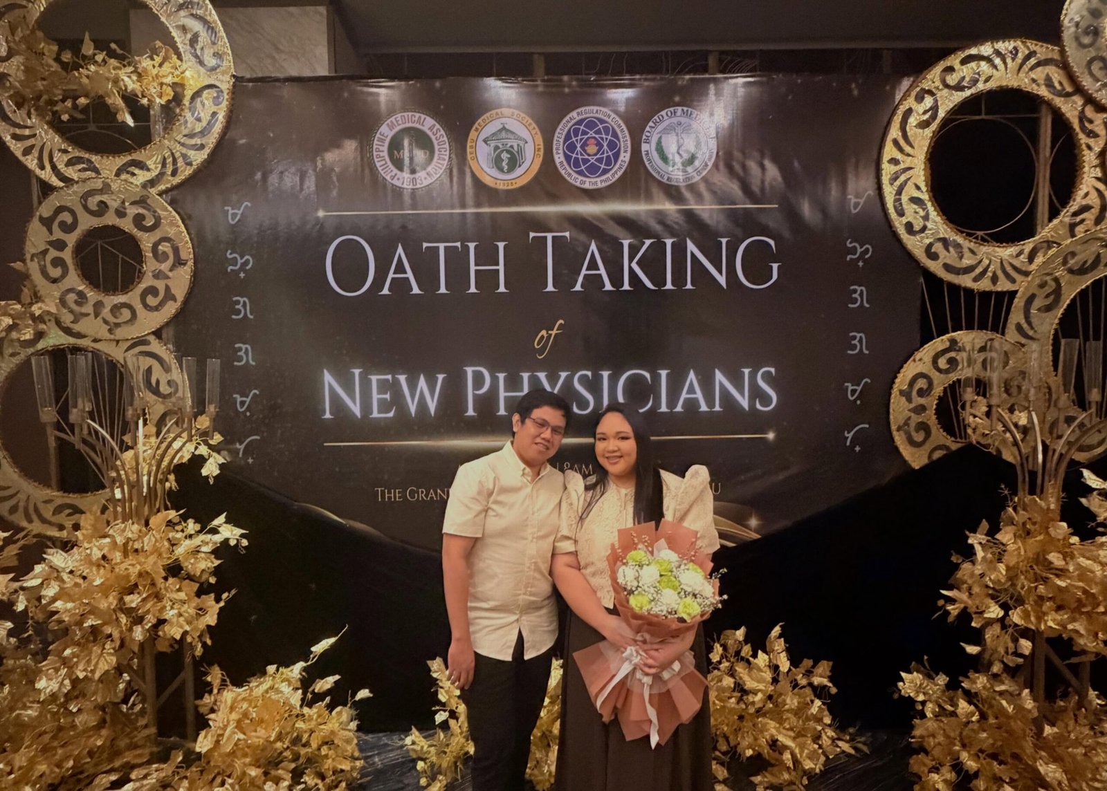 Kristle's physician oath-taking